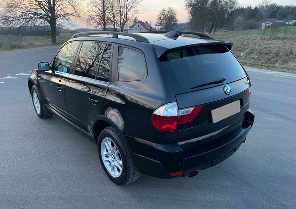 BMW X3 cena 34900 przebieg: 231000, rok produkcji 2008 z Nidzica małe 436